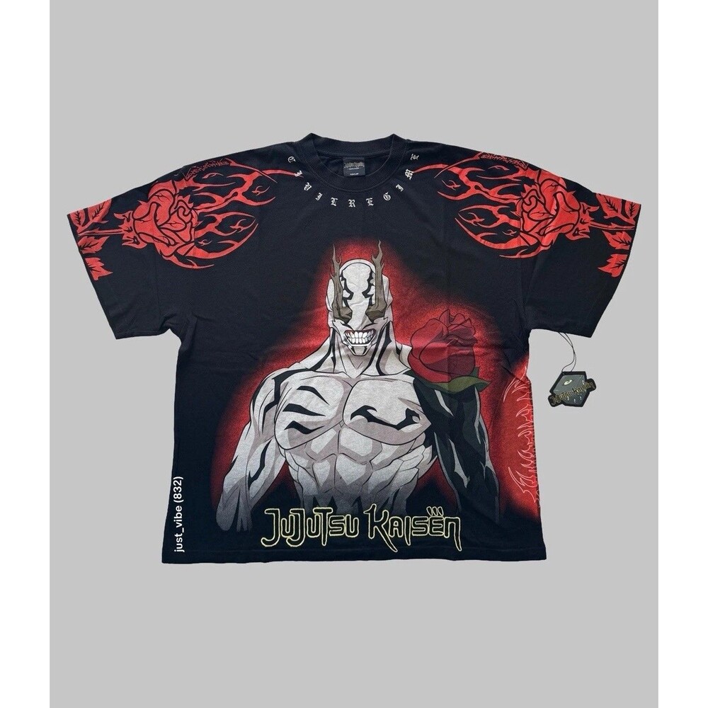 Civil Regime x Jujutsu Kaisen JJK Hanami The Cursed Rose OS Men’s XL